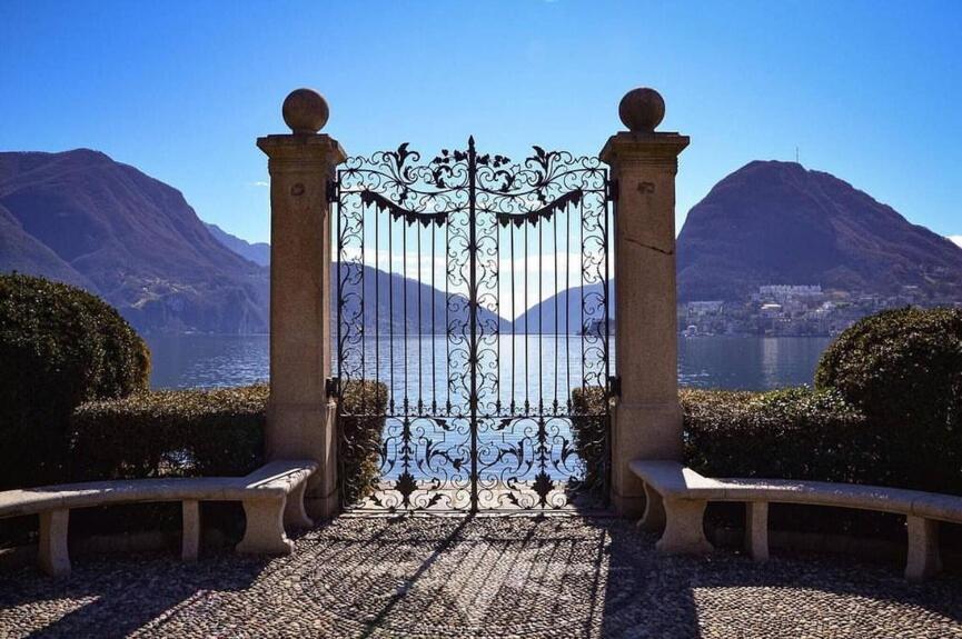 Appartamento Lago 盧加諾 外观 照片